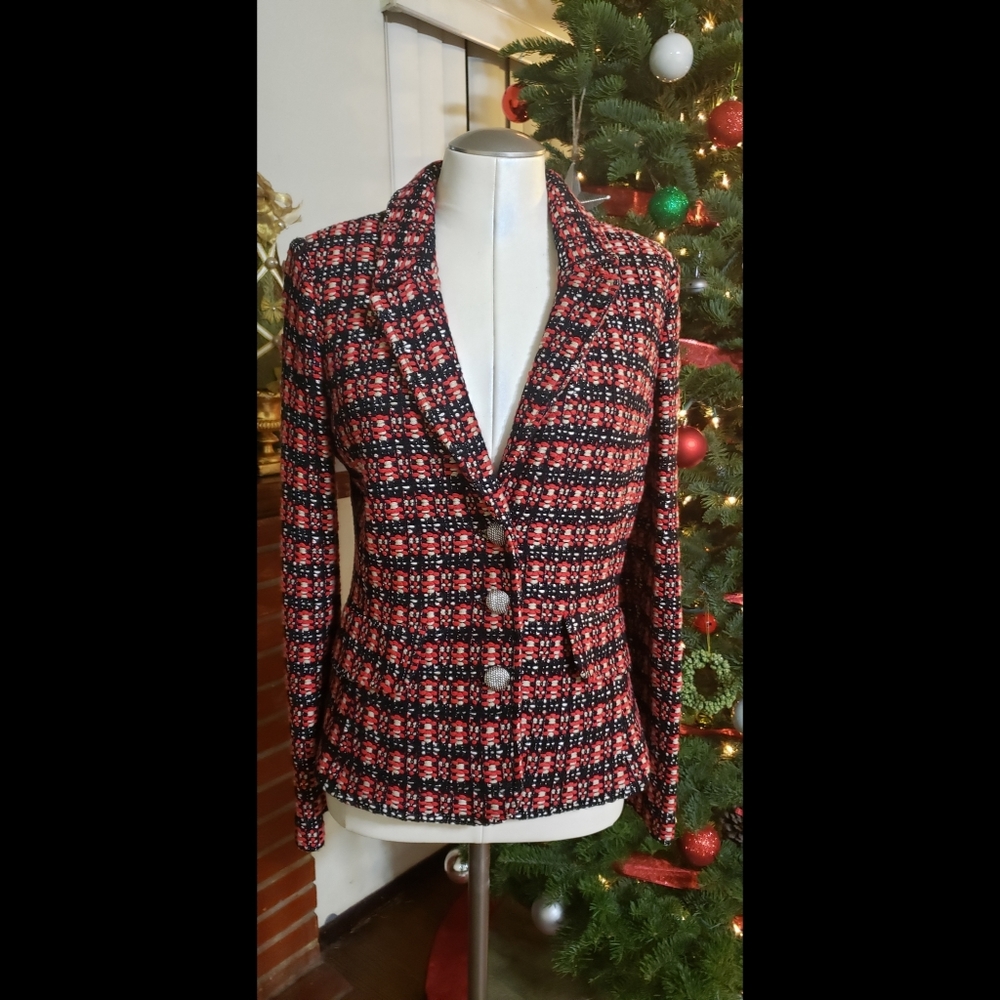 St John Heavy knit Tweed Jacket